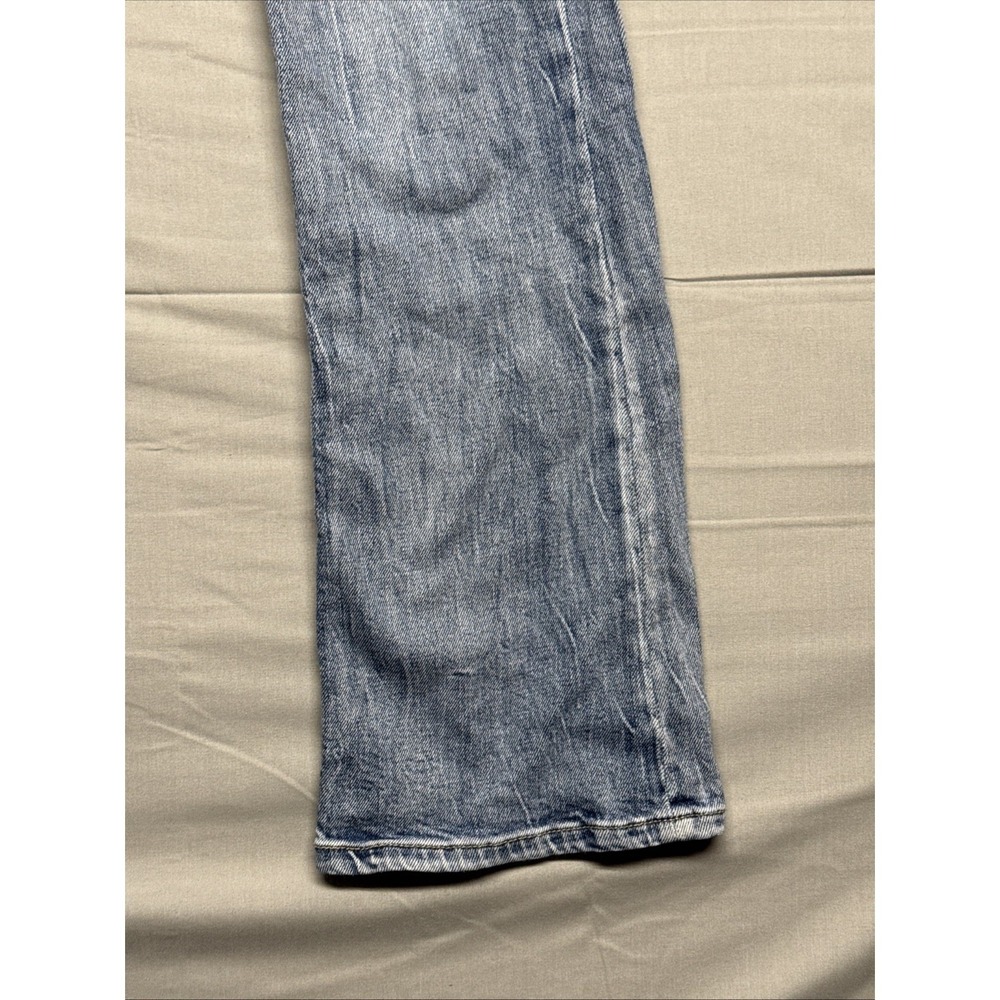 BKE Stella Bootcut Stretch Jeans 26x31 1/2 Low Rise Distressed Slim Fit - Picture 3 of 15
